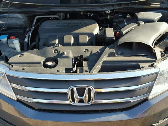 5FNRL5H27CB040289 - 2012 HONDA ODYSSEY LX GRAY photo 7