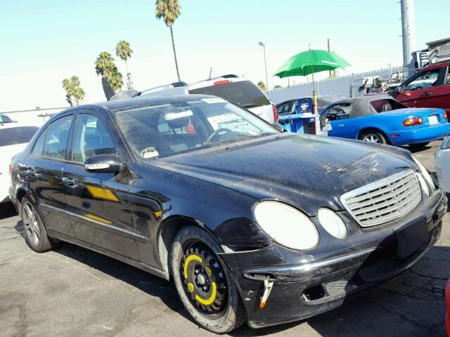 WDBUF70J55A696341 - 2005 MERCEDES-BENZ E BLACK photo 1