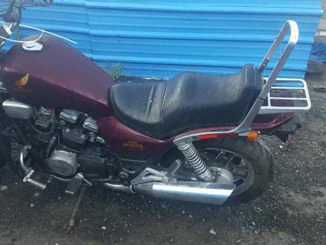 1HFSC120XEA108670 - 1984 HONDA VF1100 C BURGUNDY photo 6