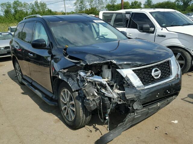 5N1AR2MM5DC671389 - 2013 NISSAN PATHFINDER BLACK photo 1