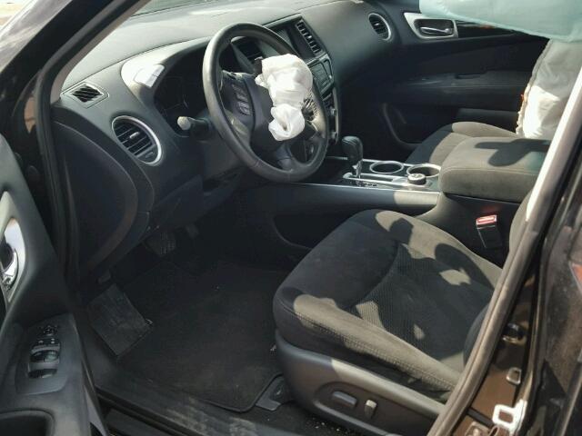 5N1AR2MM5DC671389 - 2013 NISSAN PATHFINDER BLACK photo 5