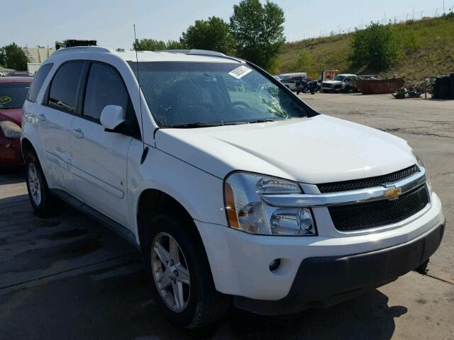 2CNDL63F666039506 - 2006 CHEVROLET EQUINOX WHITE photo 1