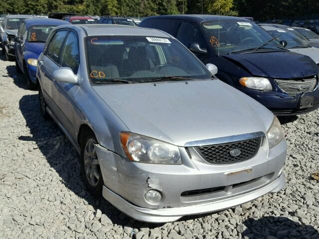 KNAFE161455108517 - 2005 KIA SPECTRA5 SILVER photo 1