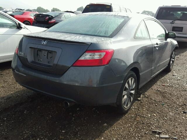 2HGFG12879H506725 - 2009 HONDA CIVIC EX ნაცრისფერი ფოტო 4