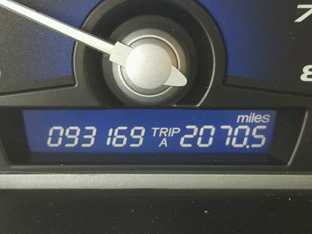 2HGFG12879H506725 - 2009 HONDA CIVIC EX ნაცრისფერი ფოტო 8