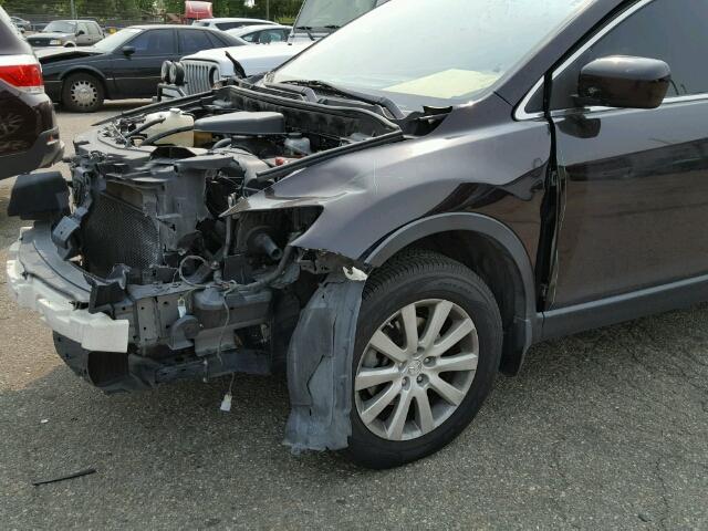 JM3TB38A080133947 - 2008 MAZDA CX-9 PURPLE photo 9