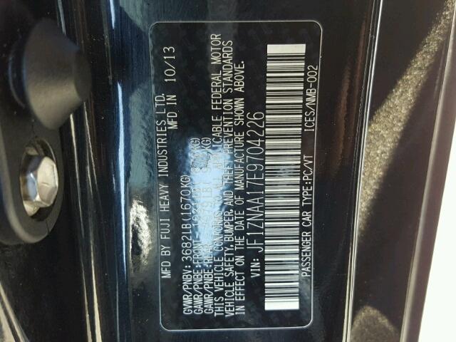 JF1ZNAA17E9704226 - 2014 TOYOTA SCION FR-S 黑色 照片 10