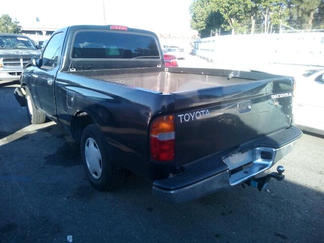 4TANL42N5WZ089593 - 1998 TOYOTA TACOMA BLACK photo 3