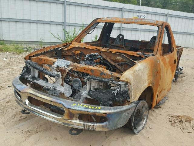 1FTDF08W3VKA68328 - 1997 FORD F150 BURN photo 2