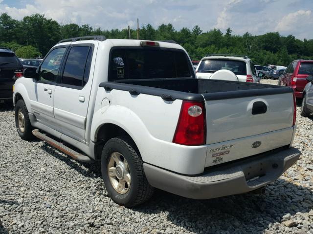 1FMZU77E21UA10587 - 2001 FORD EXPLORER S WHITE photo 3