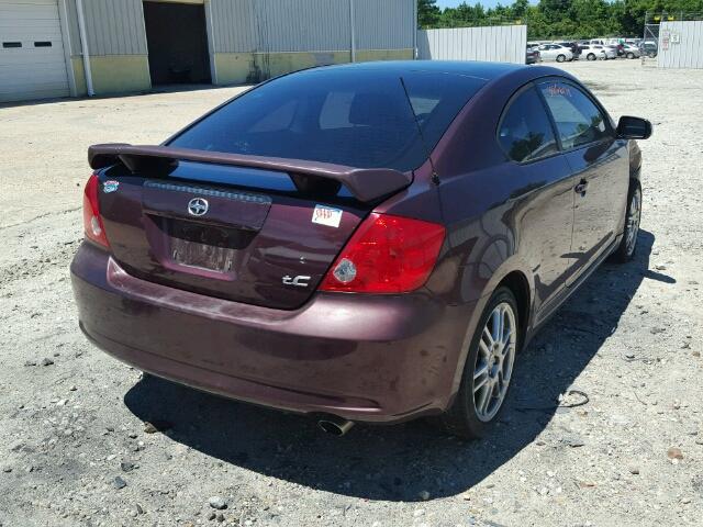 JTKDE177X50030070 - 2005 TOYOTA SCION TC 栗色 照片 4