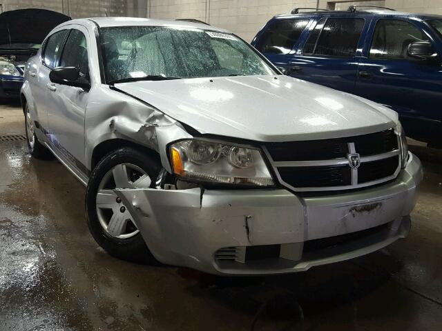 1B3CC4FB1AN105978 - 2010 DODGE AVENGER SILVER photo 1