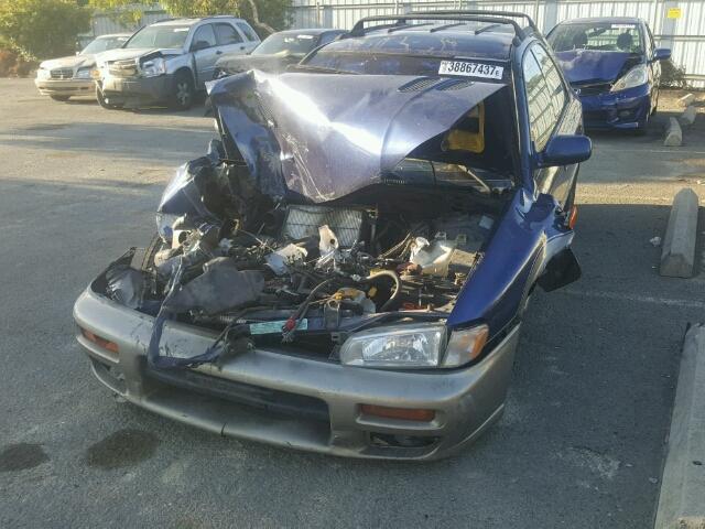 JF1GF48521G802620 - 2001 SUBARU IMPREZA OU BLUE photo 2