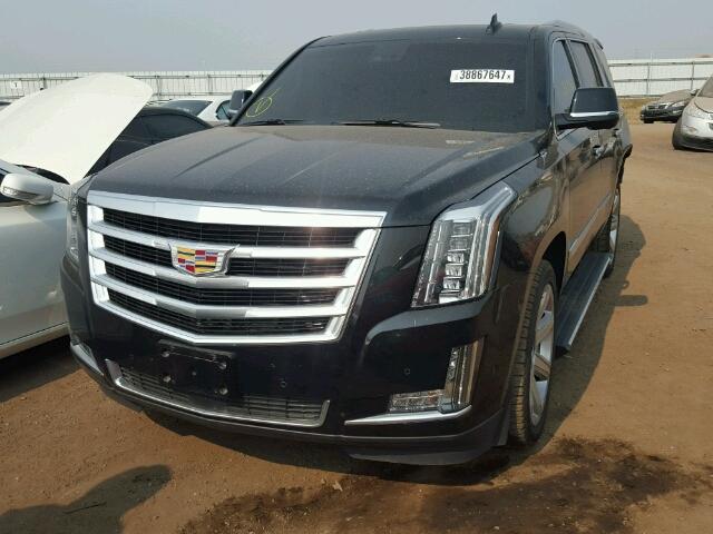 1GYS4CKJ4HR121569 - 2017 CADILLAC ESCALADE P BLACK photo 2