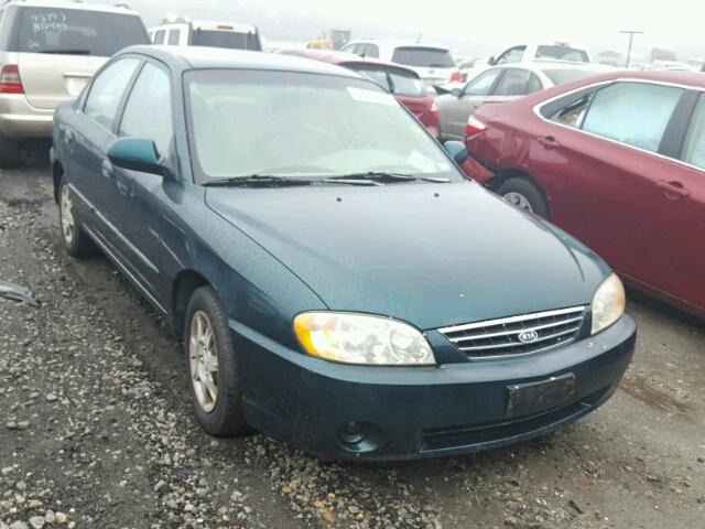 KNAFB121935287049 - 2003 KIA SPECTRA BA GREEN photo 1