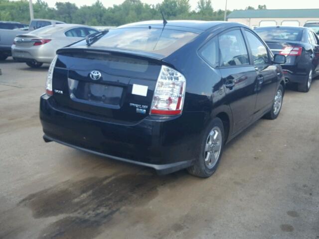 JTDKB20U097887623 - 2009 TOYOTA PRIUS BLACK photo 4