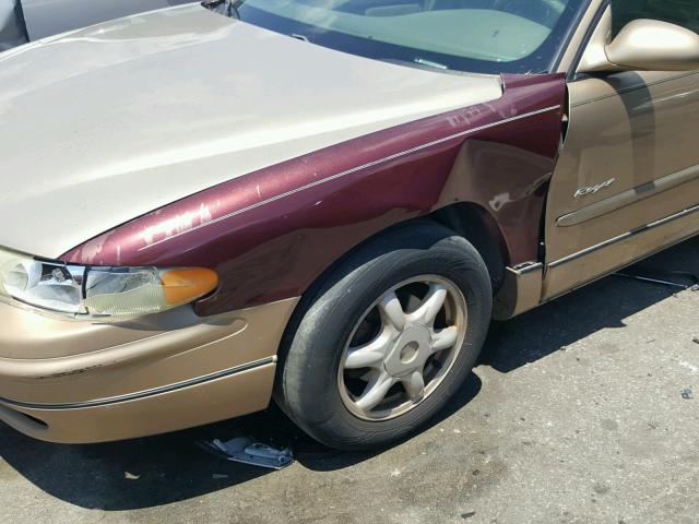 2G4WB55K511321173 - 2001 BUICK REGAL LS GOLD photo 9