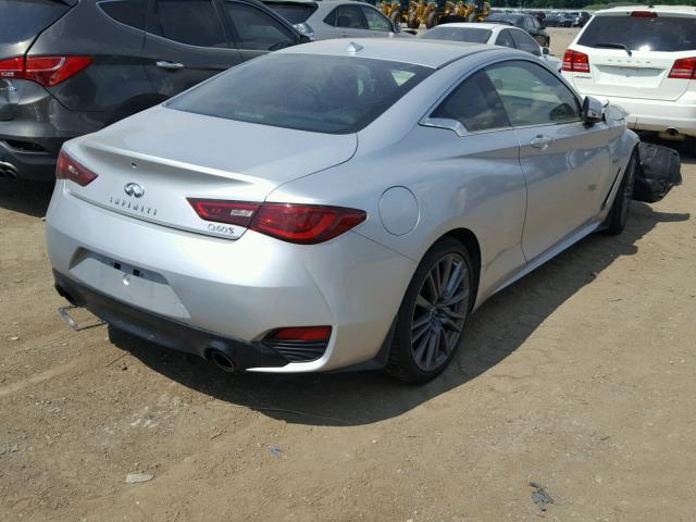 JN1FV7EK0HM610177 - 2017 INFINITI Q60 RED SP SILVER photo 4