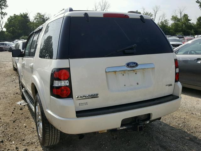 1FMEU75E27UB16516 - 2007 FORD EXPLORER L WHITE photo 3