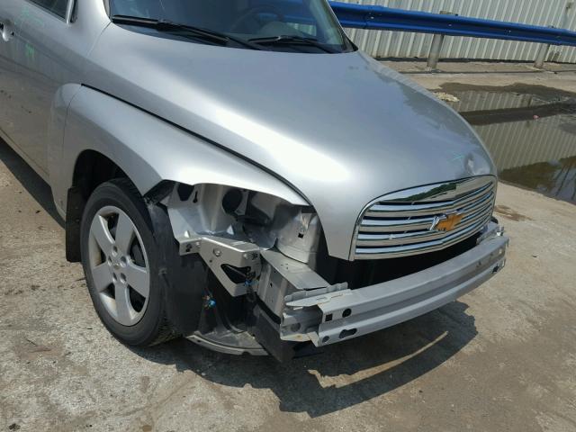 3GNDA13D68S574102 - 2008 CHEVROLET HHR LS ვერცხლისფერი ფოტო 9