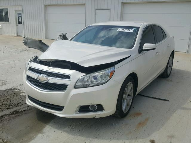 1G11E5SA4DF217586 - 2013 CHEVROLET MALIBU 2LT WHITE photo 2