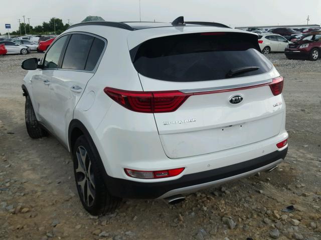 KNDPRCA64J7426940 - 2018 KIA SPORTAGE S WHITE photo 3