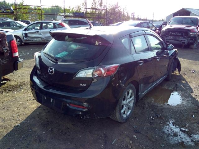 JM1BL1L52B1362339 - 2011 MAZDA 3 S BLACK photo 4