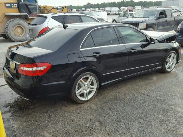 WDDHF5KB8DA700559 - 2013 MERCEDES-BENZ E 350 BLACK photo 4