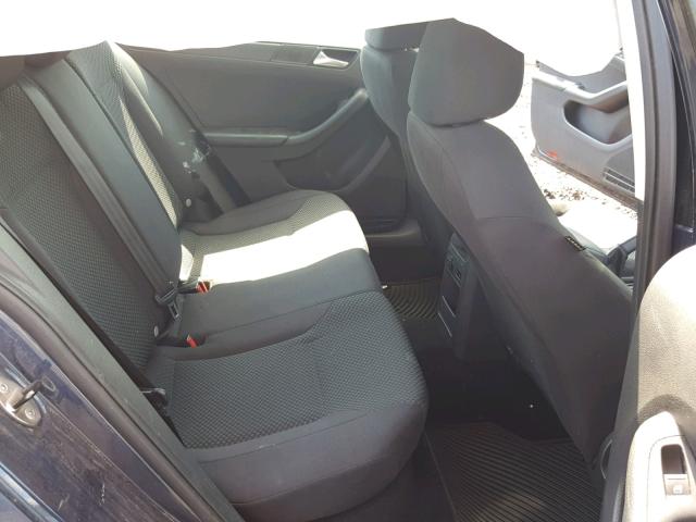 3VW1K7AJ0EM276632 - 2014 VOLKSWAGEN JETTA BASE 蓝色 照片 6