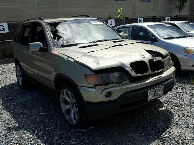 5UXFA53592LP48791 - 2002 BMW X5 3.0I BEIGE photo 1