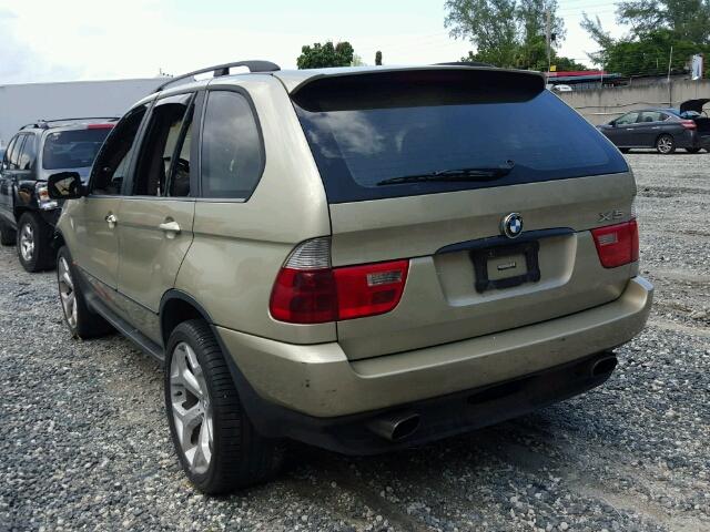 5UXFA53592LP48791 - 2002 BMW X5 3.0I BEIGE photo 3