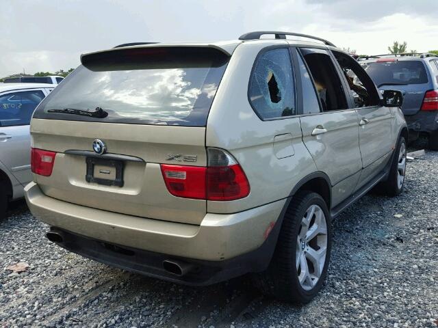 5UXFA53592LP48791 - 2002 BMW X5 3.0I BEIGE photo 4