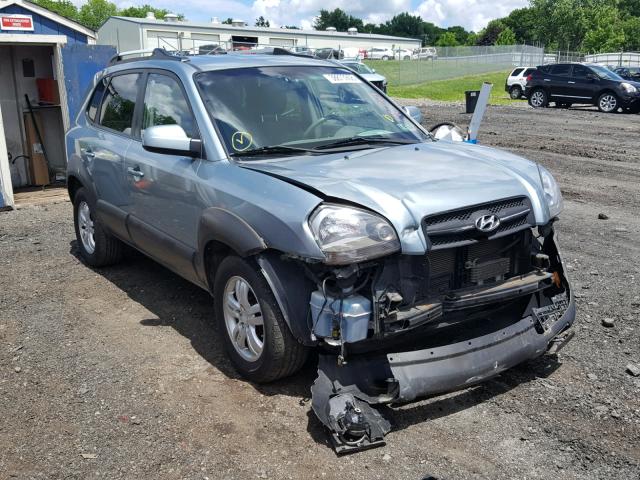 KM8JN72D47U575750 - 2007 HYUNDAI TUCSON SE BLUE photo 1