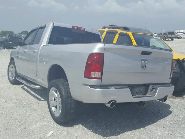 1D3HB18T59S809925 - 2009 DODGE RAM 1500 SILVER photo 3