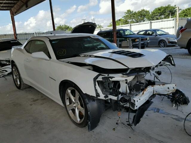 2G1FG1EW7F9269323 - 2015 CHEVROLET CAMARO SS WHITE photo 1