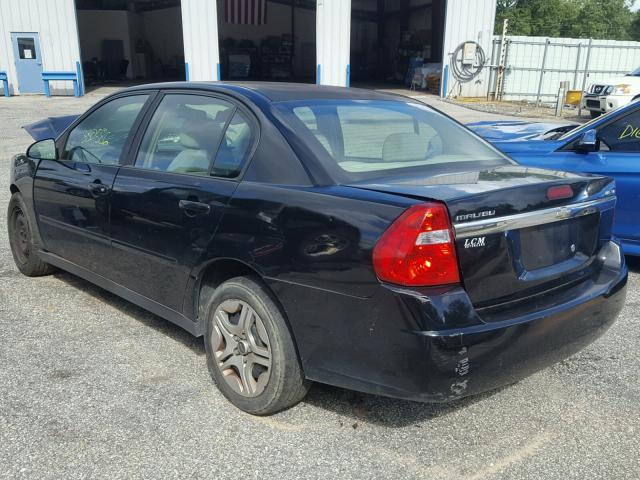 1G1ZS518X6F245101 - 2006 CHEVROLET MALIBU LS 黑色 照片 3