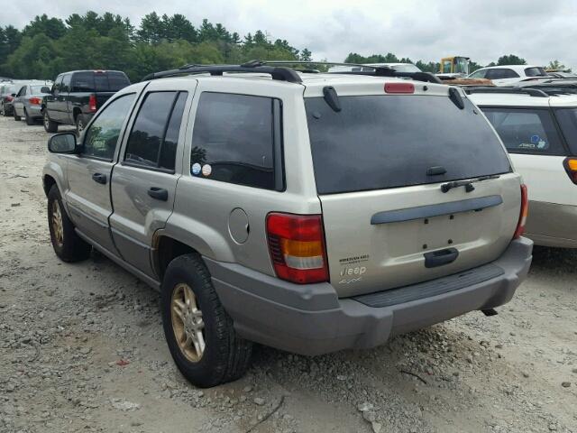 1J4GW48S03C557823 - 2003 JEEP GRAND CHER GRAY photo 3