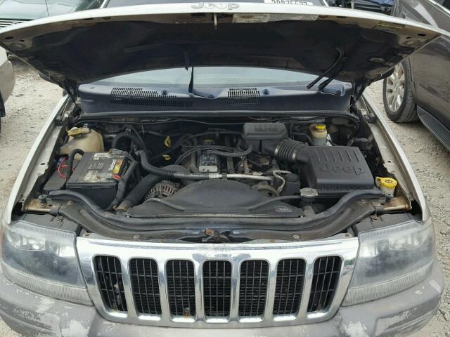 1J4GW48S03C557823 - 2003 JEEP GRAND CHER GRAY photo 7