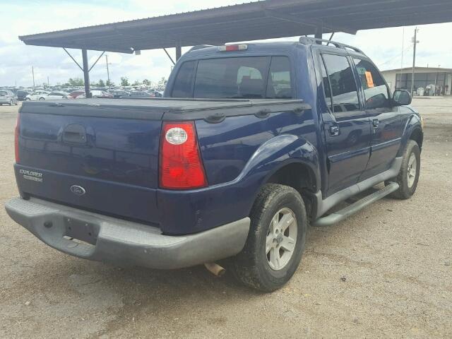 1FMZU67K85UA88569 - 2005 FORD EXPLORER S BLUE photo 4