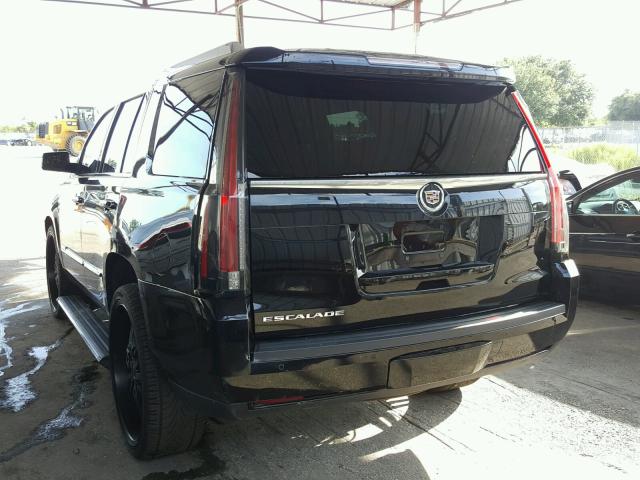 1GYS3CKJ8FR308524 - 2015 CADILLAC ESCALADE P BLACK photo 3