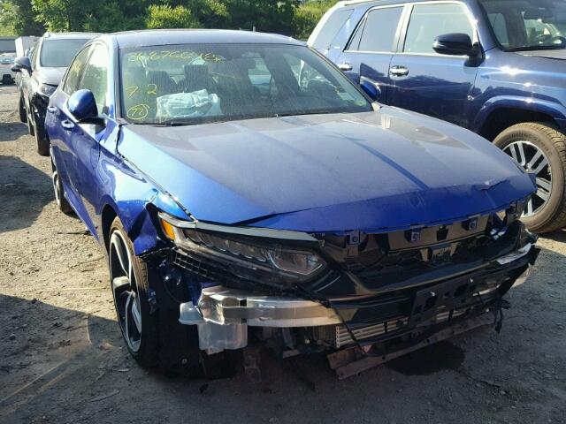 1HGCV2F37JA007102 - 2018 HONDA ACCORD SPO 蓝色 照片 1