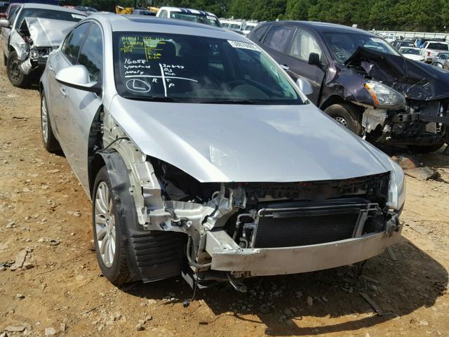 W04GS5EC5B1025654 - 2011 BUICK REGAL CXL SILVER photo 1