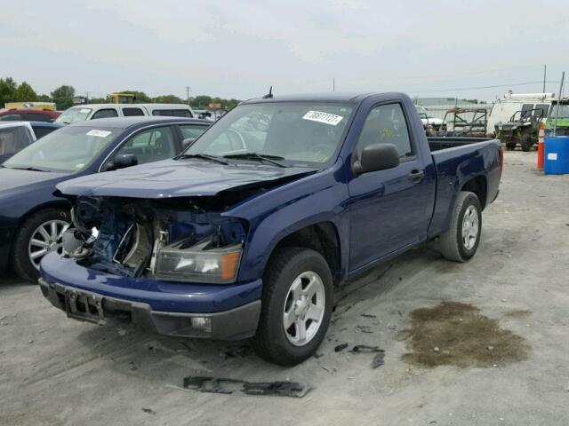 1GCCSCD92A8149482 - 2010 CHEVROLET COLORADO L BLUE photo 2