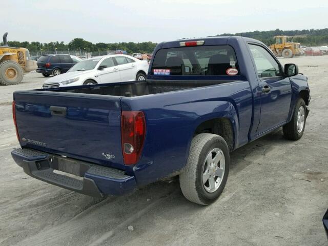1GCCSCD92A8149482 - 2010 CHEVROLET COLORADO L BLUE photo 4