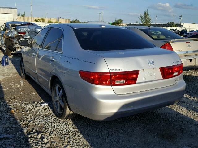 1HGCM56855A165234 - 2005 HONDA ACCORD EX SILVER photo 3