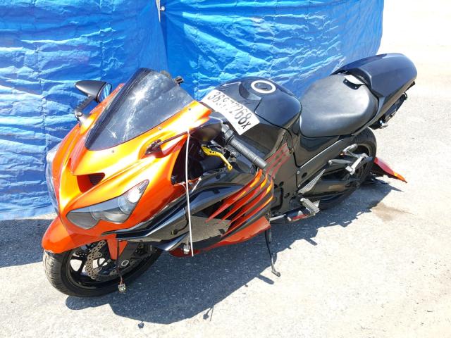 JKBZXNE15CA000436 - 2012 KAWASAKI ZX1400 EC ORANGE photo 2