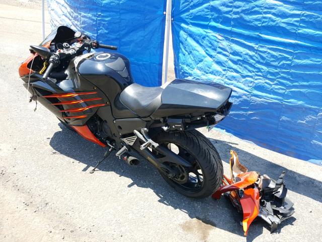 JKBZXNE15CA000436 - 2012 KAWASAKI ZX1400 EC ORANGE photo 3