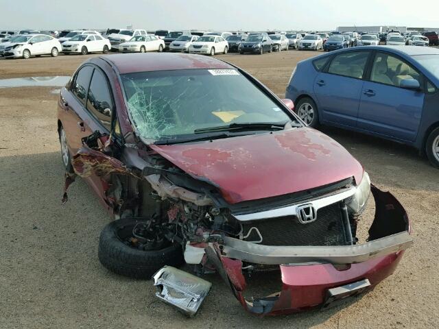 1HGFA16597L106215 - 2007 HONDA CIVIC LX MAROON photo 1