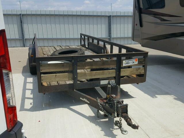 46UFU1821Y106666 - 2000 UTILITY TRAILER Սև լուսանկար 1