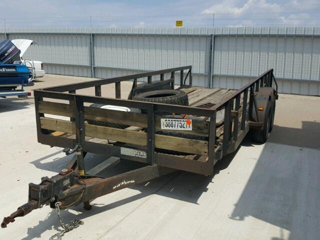 46UFU1821Y106666 - 2000 UTILITY TRAILER Սև լուսանկար 2
